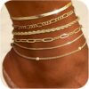Minimalist Anklet Set