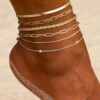 Minimalist Anklet Set - Image 2